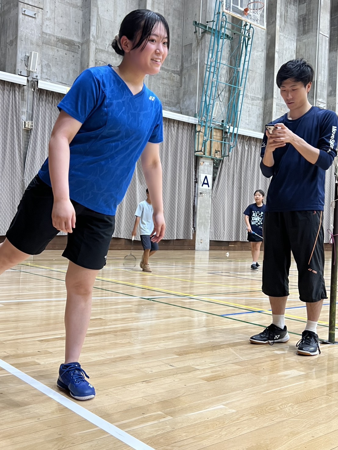 あきる野市バドミントン連盟 身体検査